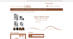 Desktop Screenshot of cosmeticlabs.nl